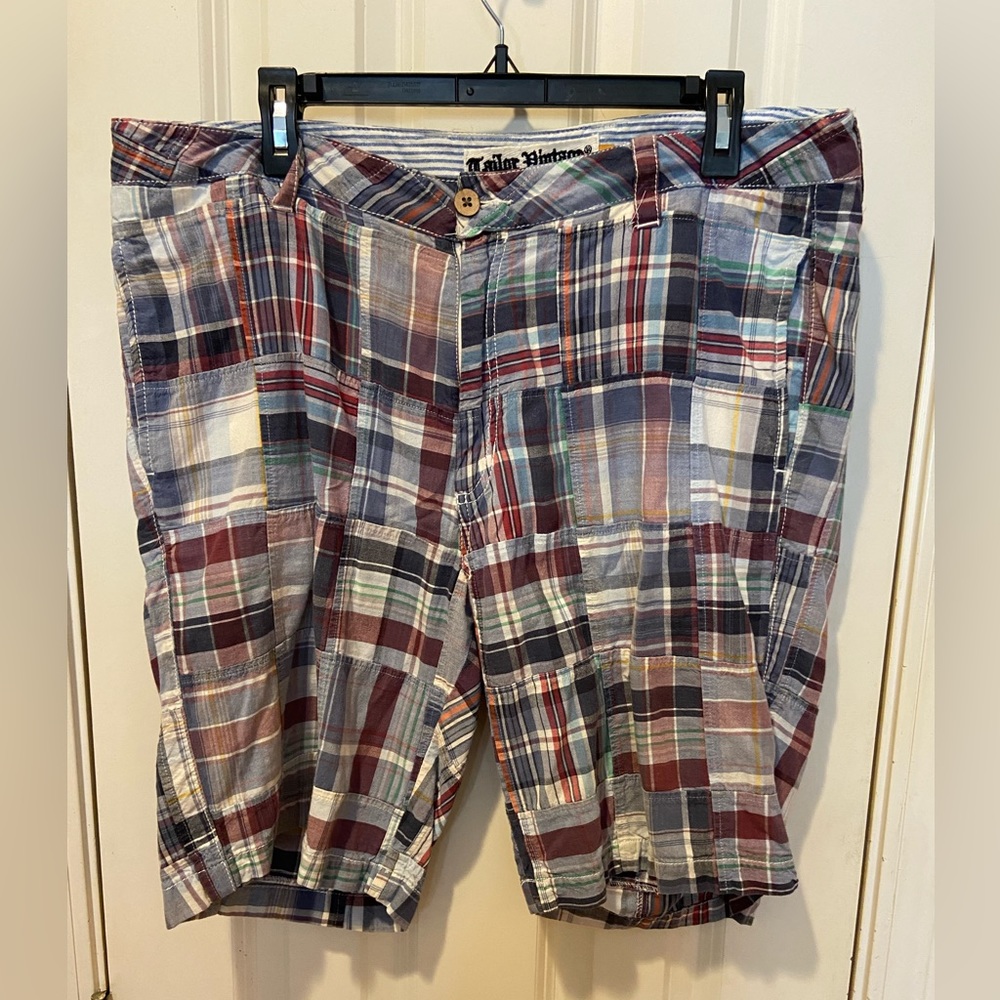 Men’s 100% Cotton Patchwork Vintage Walking shorts